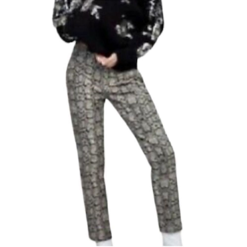 Zara Snake Print Ankle Dress Pants(Size 4)